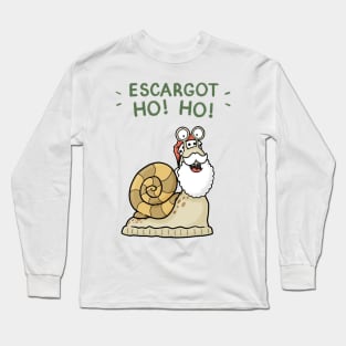 Escargot Ho Ho Long Sleeve T-Shirt